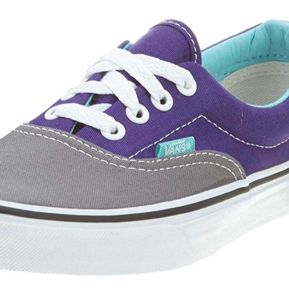 Vans unisex LPE grey / purple 2 tone skate sneakers - Picture 7 of 8